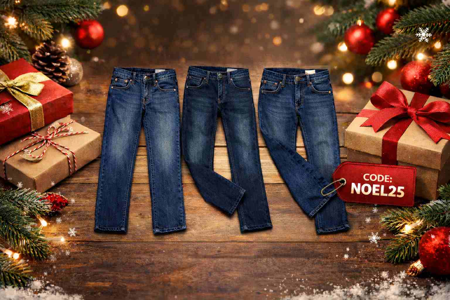 Noël chez Famjeans : offrir un jean qui fait vraiment plaisir