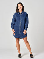 Chemise en jean stone SALOME LONG S - Seconde vie