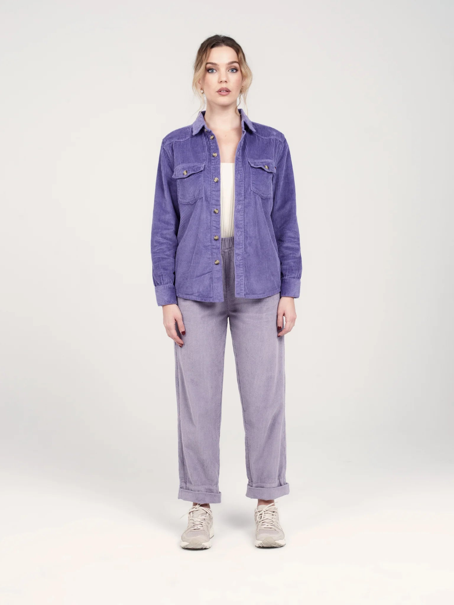 Pantalon mom en velours FRANCE