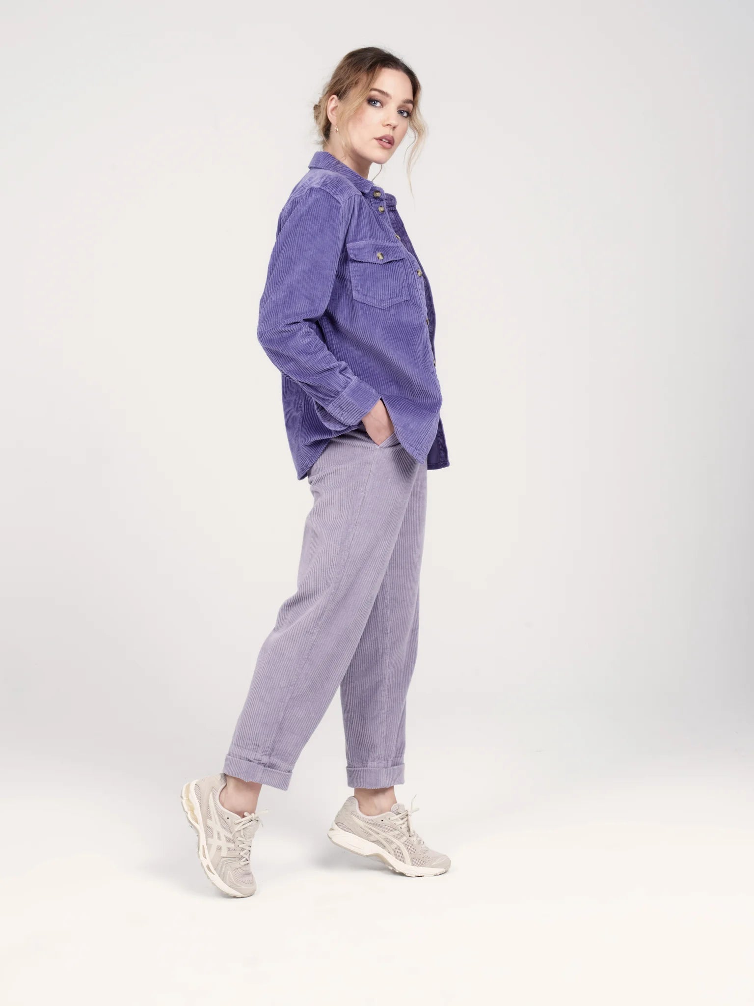 Pantalon mom en velours FRANCE