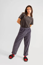 FRANCE mom fit corduroy trousers