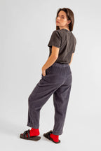 FRANCE mom fit corduroy trousers