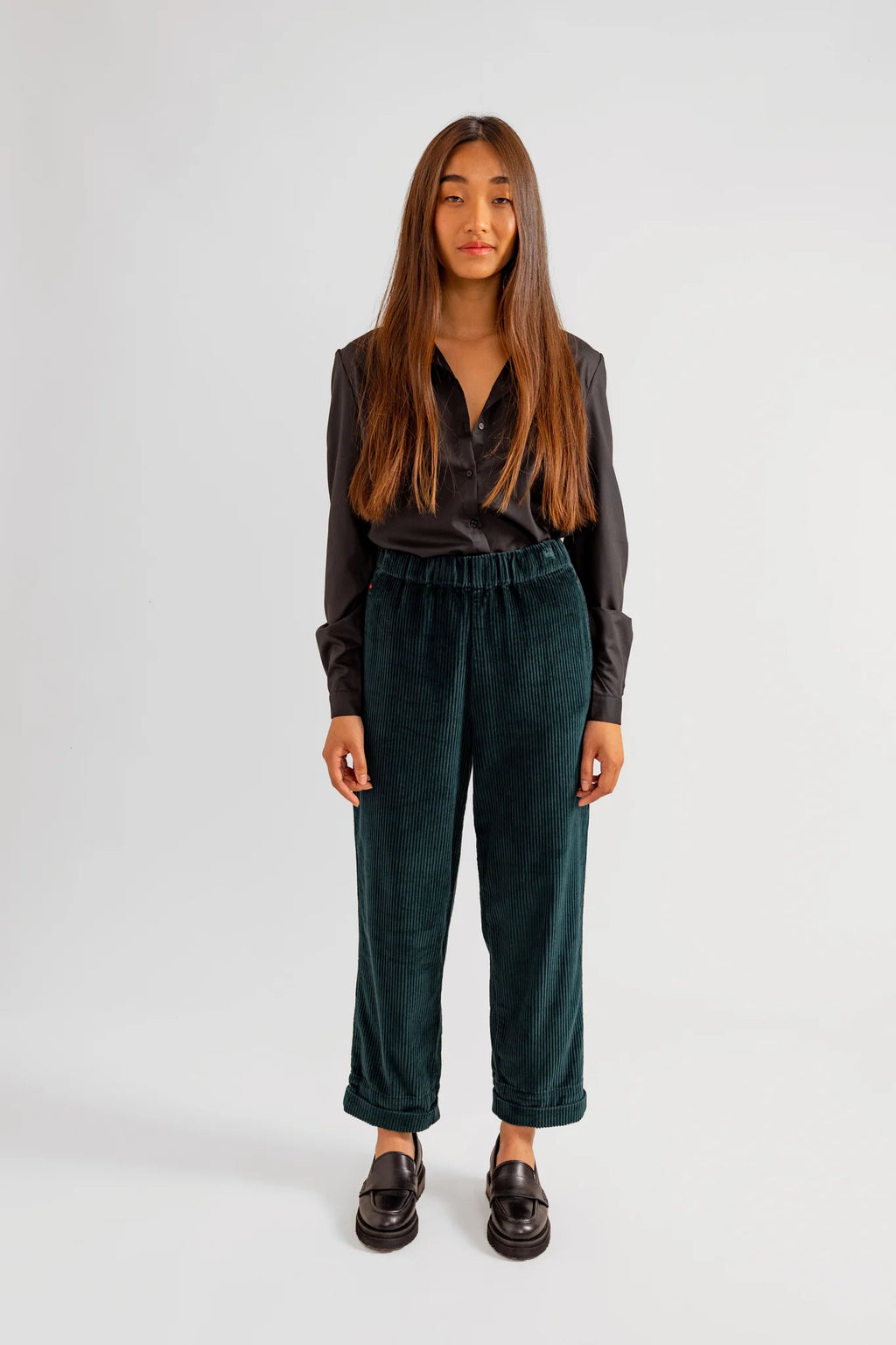 Pantalon mom en velours FRANCE