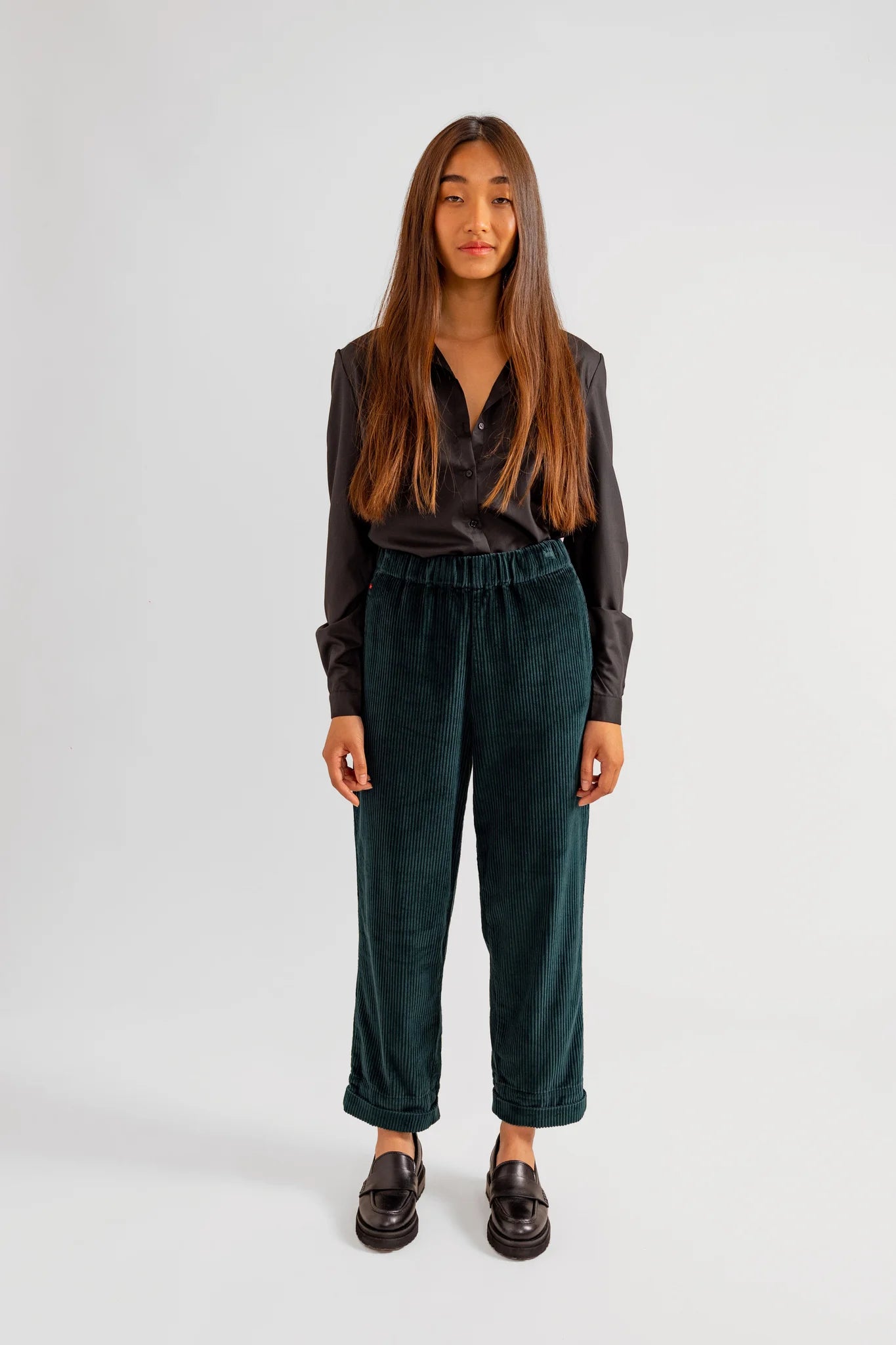 Pantalon mom en velours FRANCE