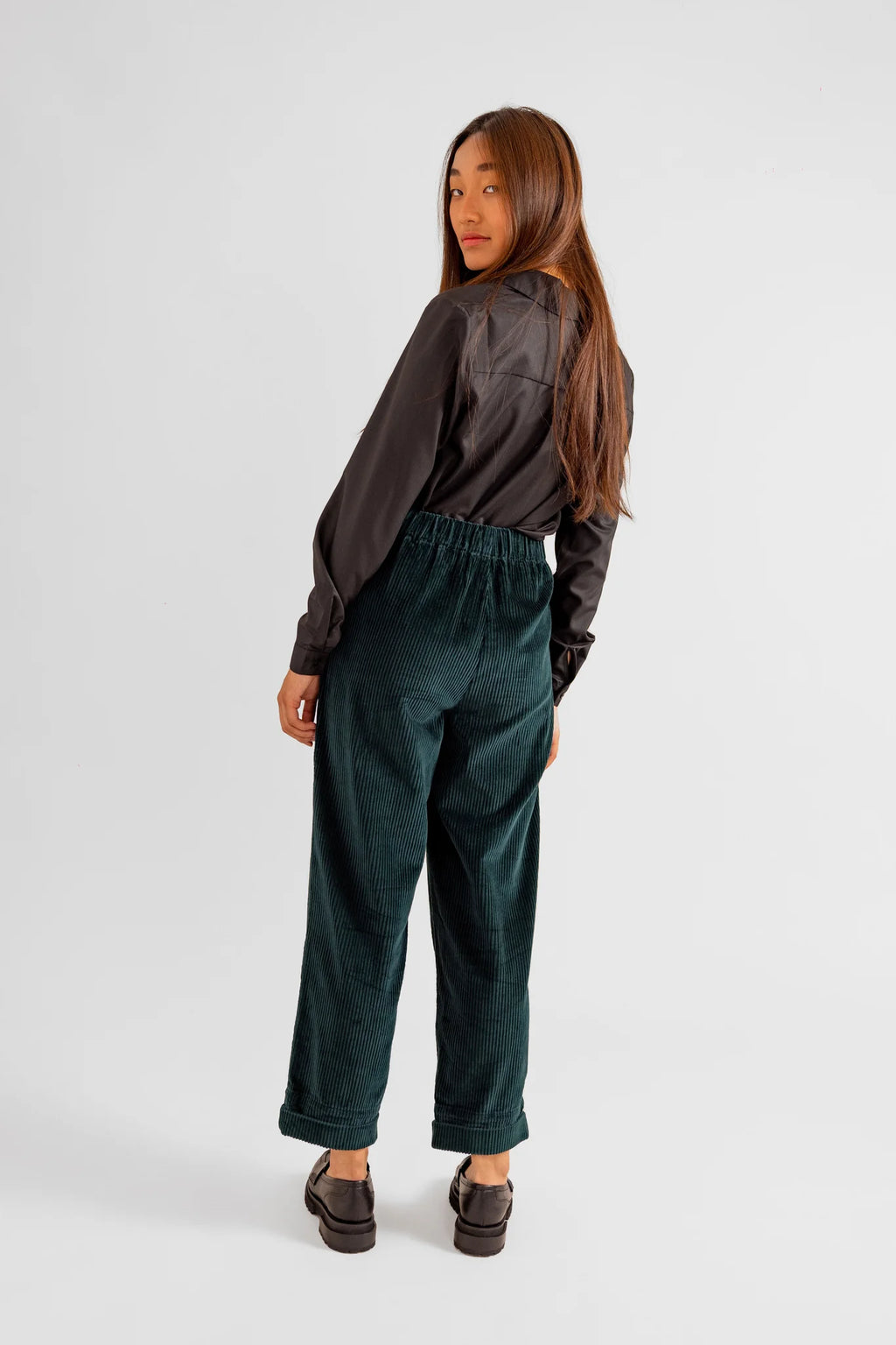 Pantalon mom en velours FRANCE