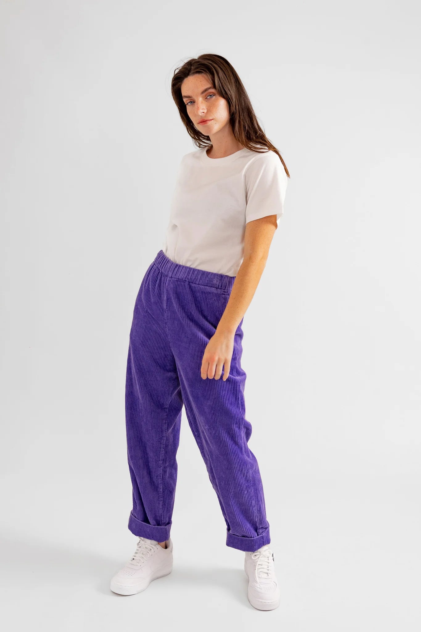 Pantalon mom en velours FRANCE