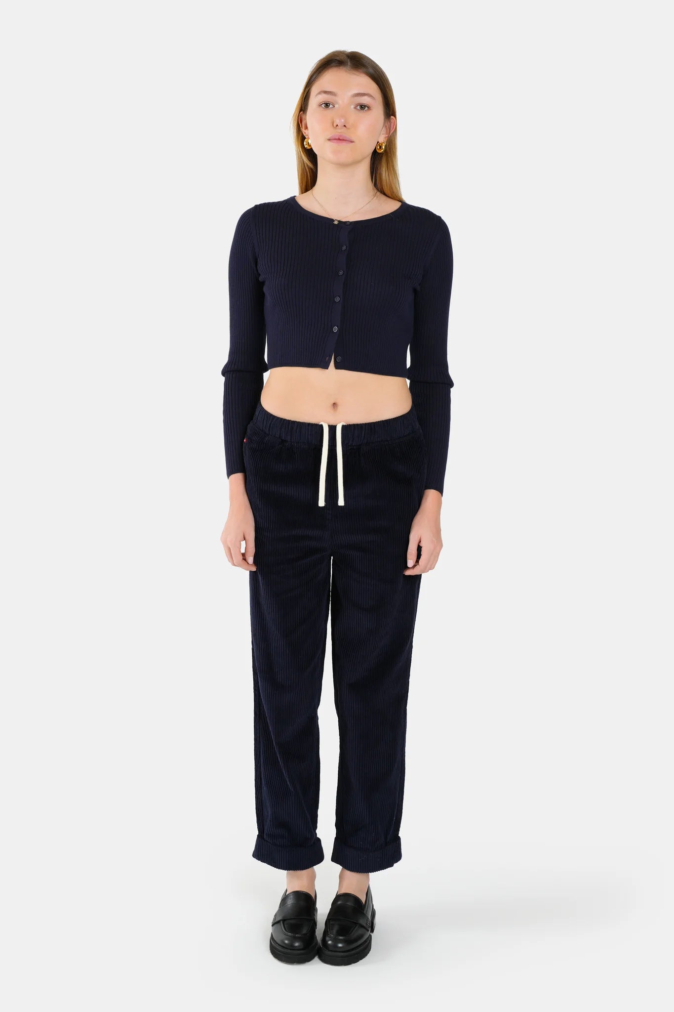 Pantalon mom en velours FRANCE