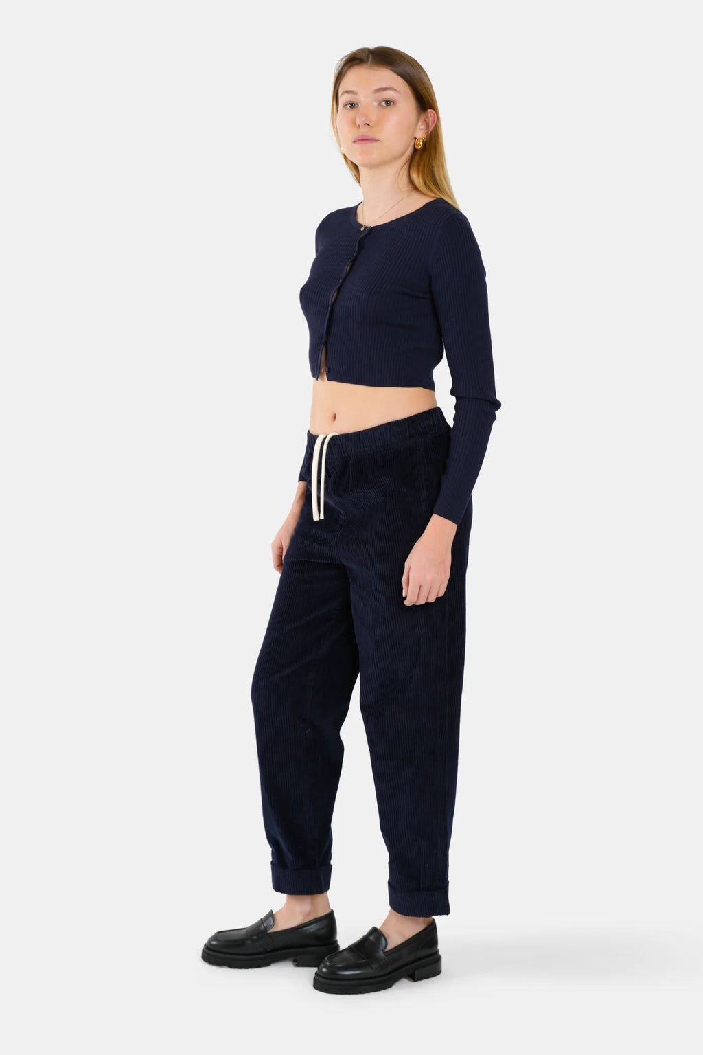 Pantalon mom en velours FRANCE