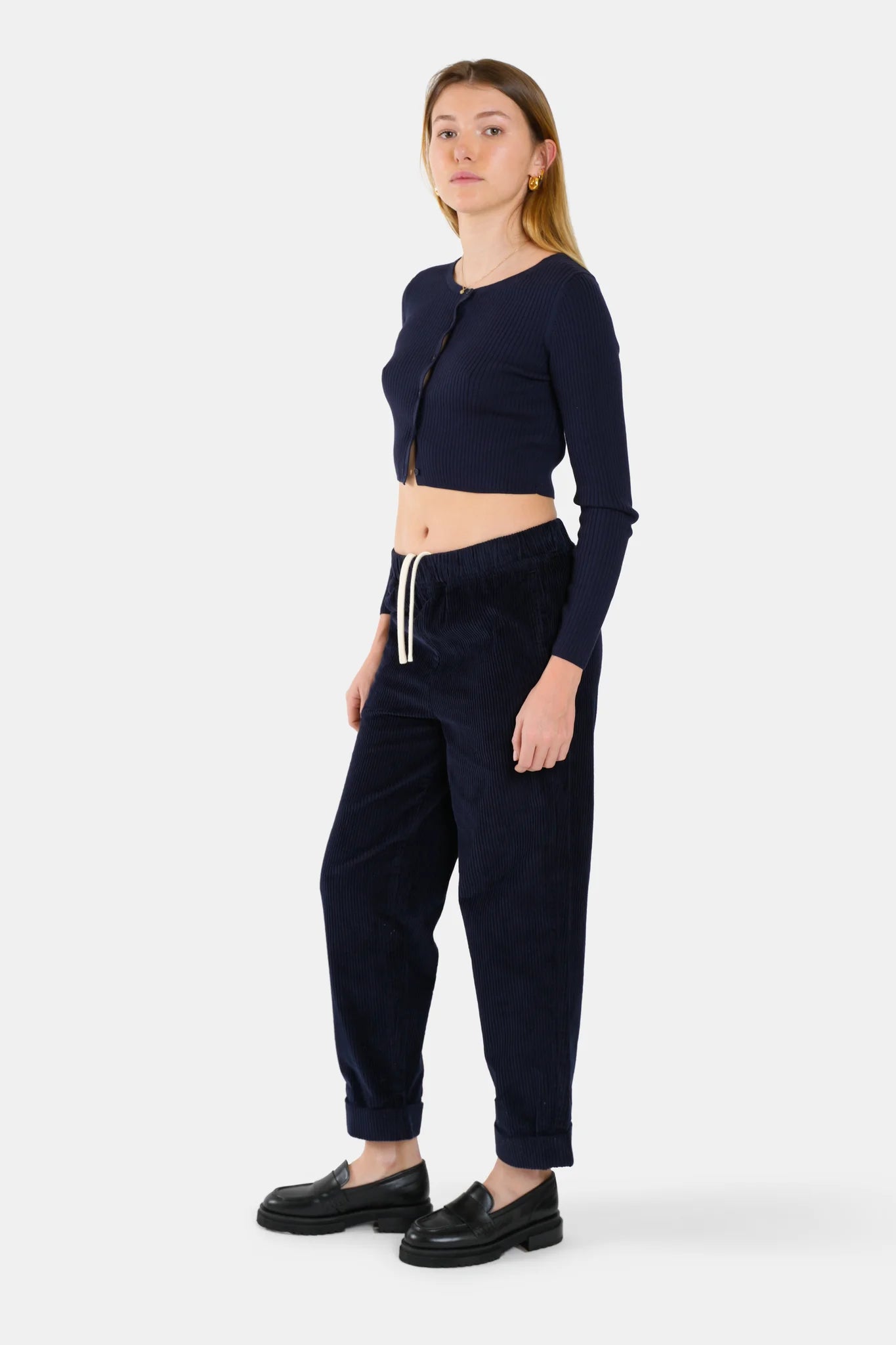 Pantalon mom en velours FRANCE