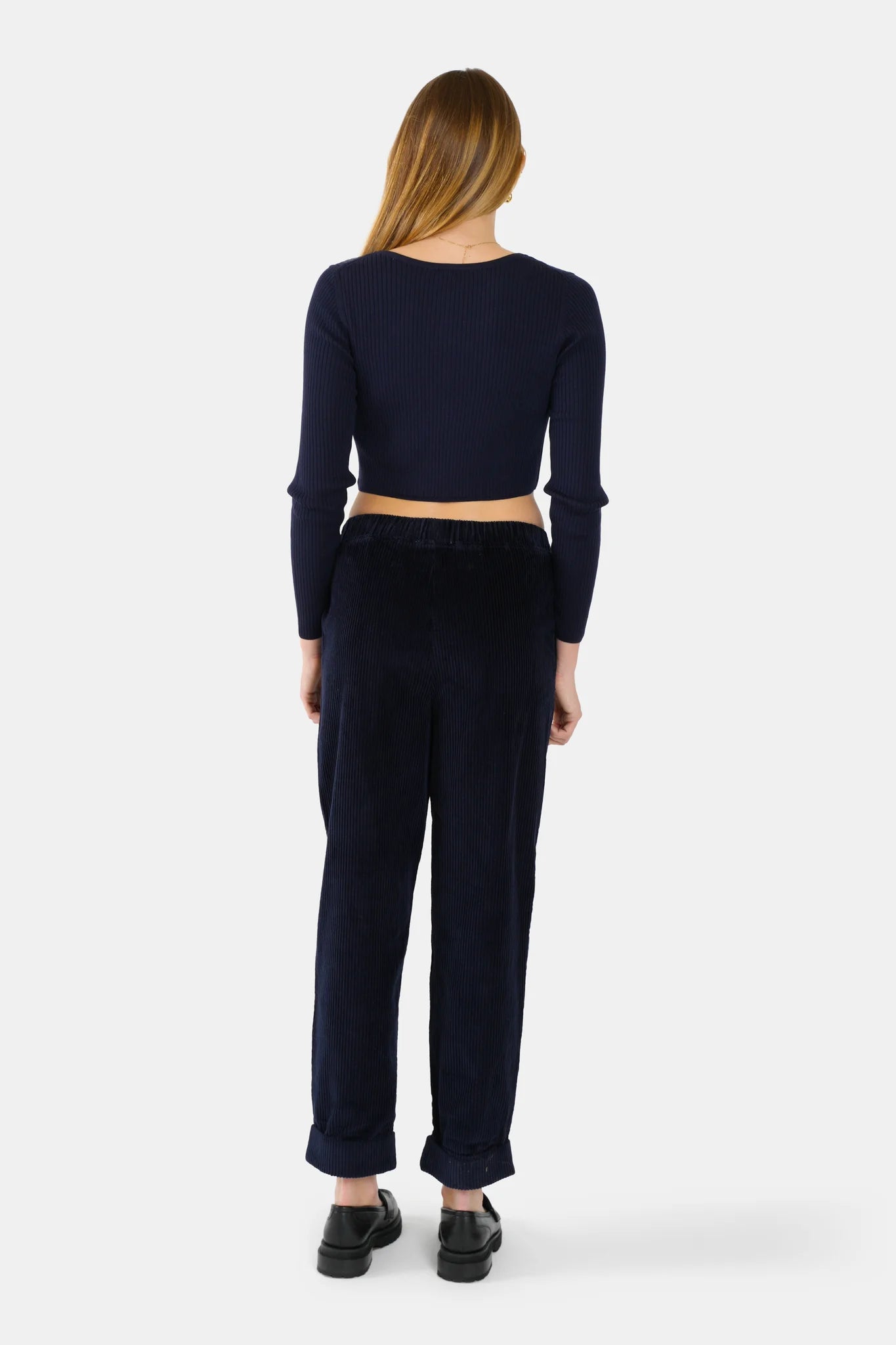 Pantalon mom en velours FRANCE