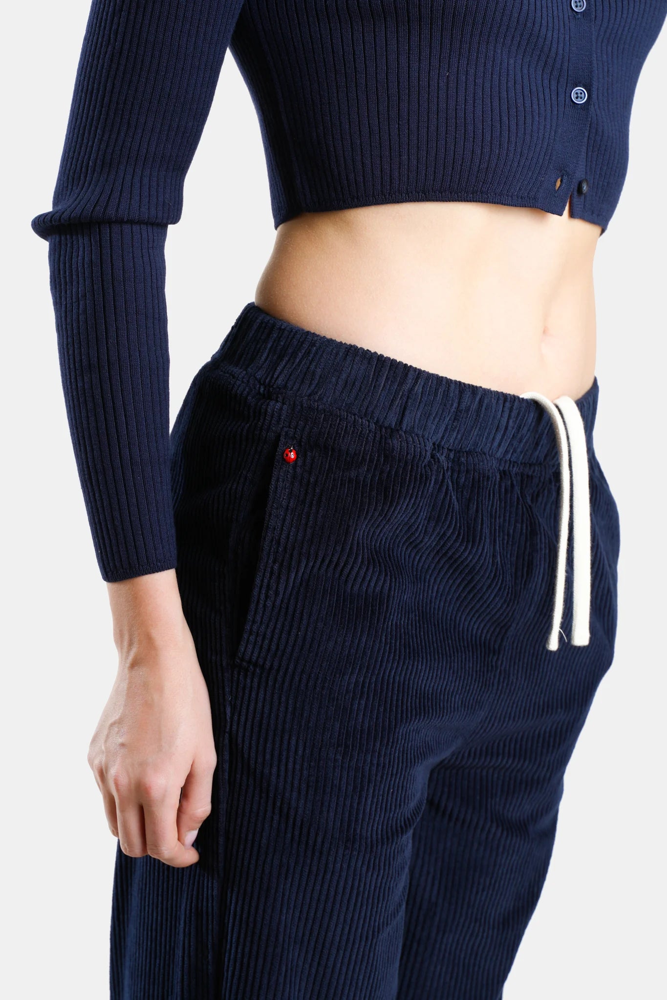 Pantalon mom en velours FRANCE