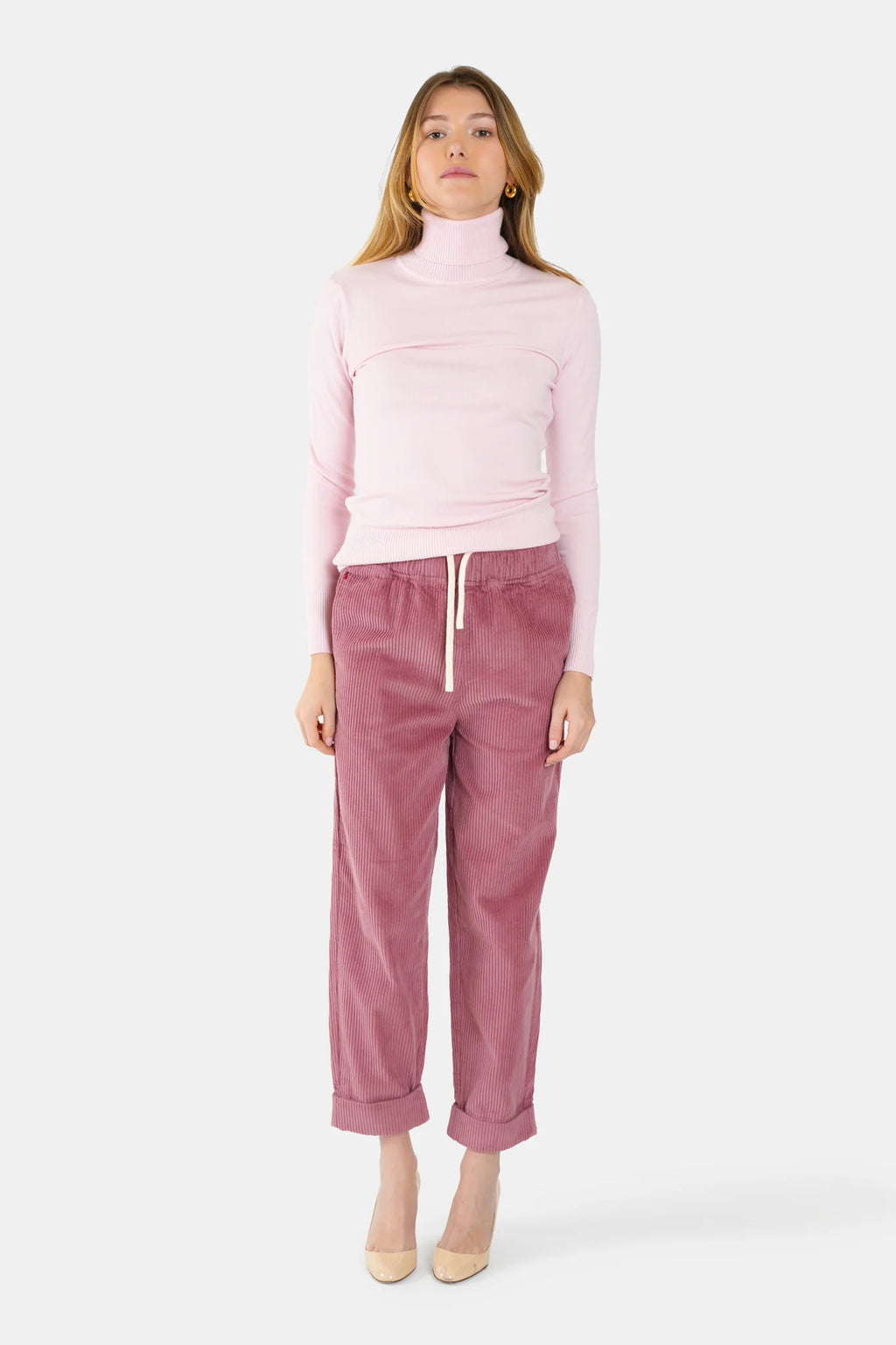 Pantalon mom en velours FRANCE