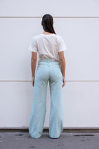 Jean large taille haute FLEURE