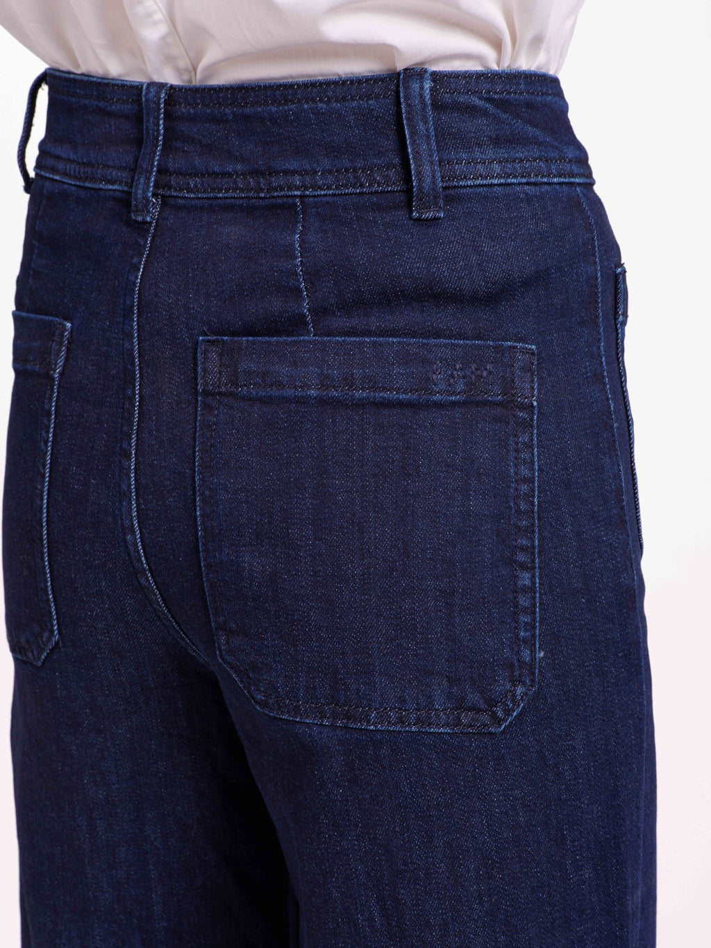 FAUVE high-waisted flared jeans