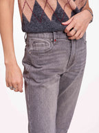 PATRICIA gray mom jeans