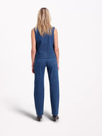Jean with embroidered POLA belt