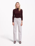 POLA STRIPE straight jeans