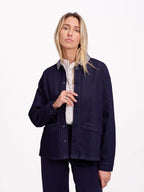 VIVIAN padded denim jacket