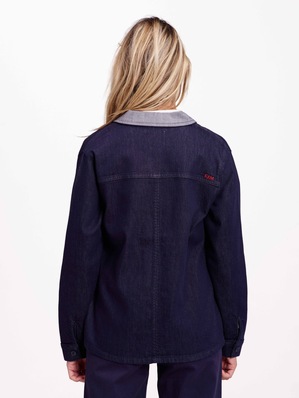 VIVIAN padded denim jacket