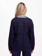 VIVIAN padded denim jacket