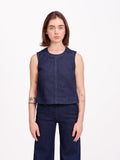 IZA STRIPE Cropped top