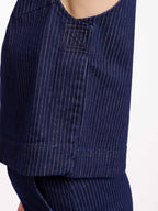 IZA STRIPE Cropped top