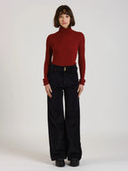 FAUSTINE corduroy flare pants