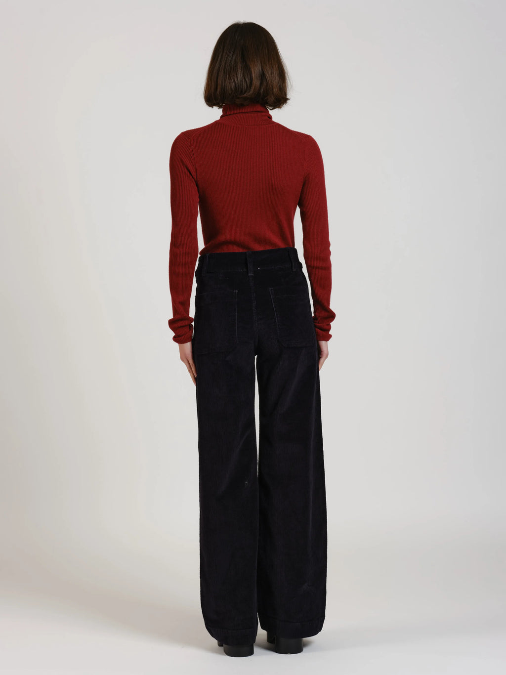 FAUSTINE corduroy flare pants