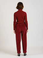 Burgundy corduroy pants FRANCE