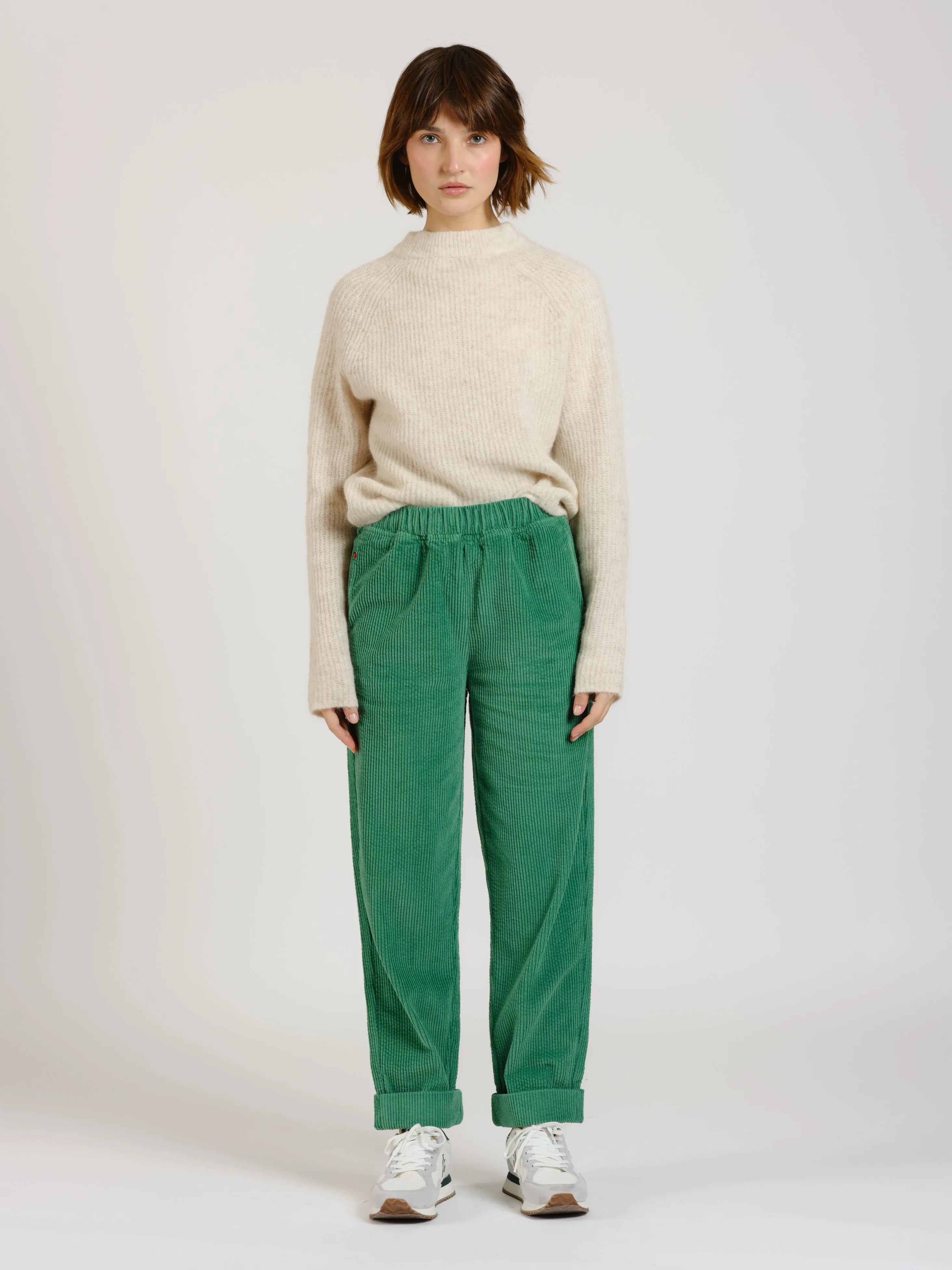 Pantalon mom en velours FRANCE