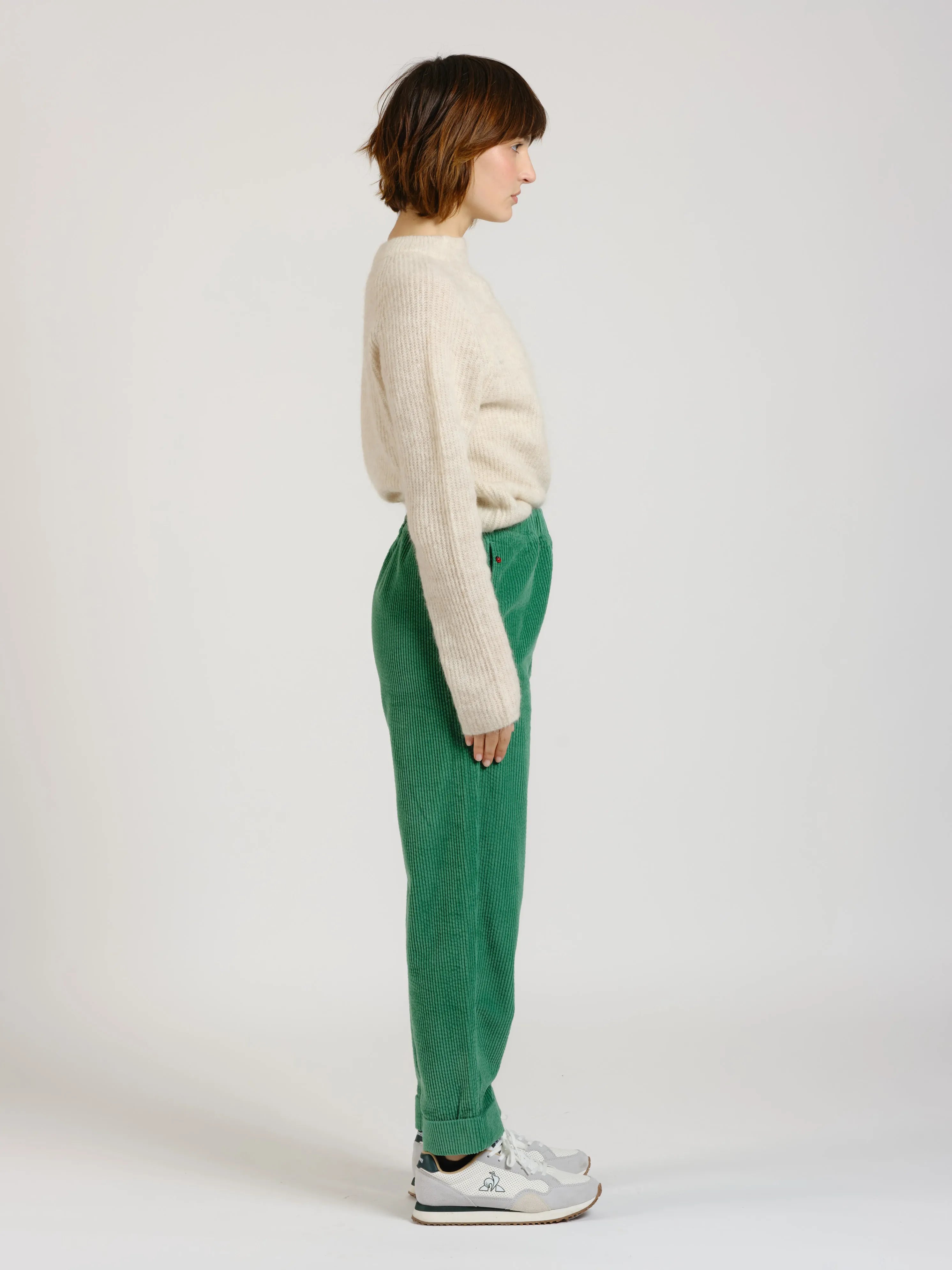 Pantalon mom en velours FRANCE