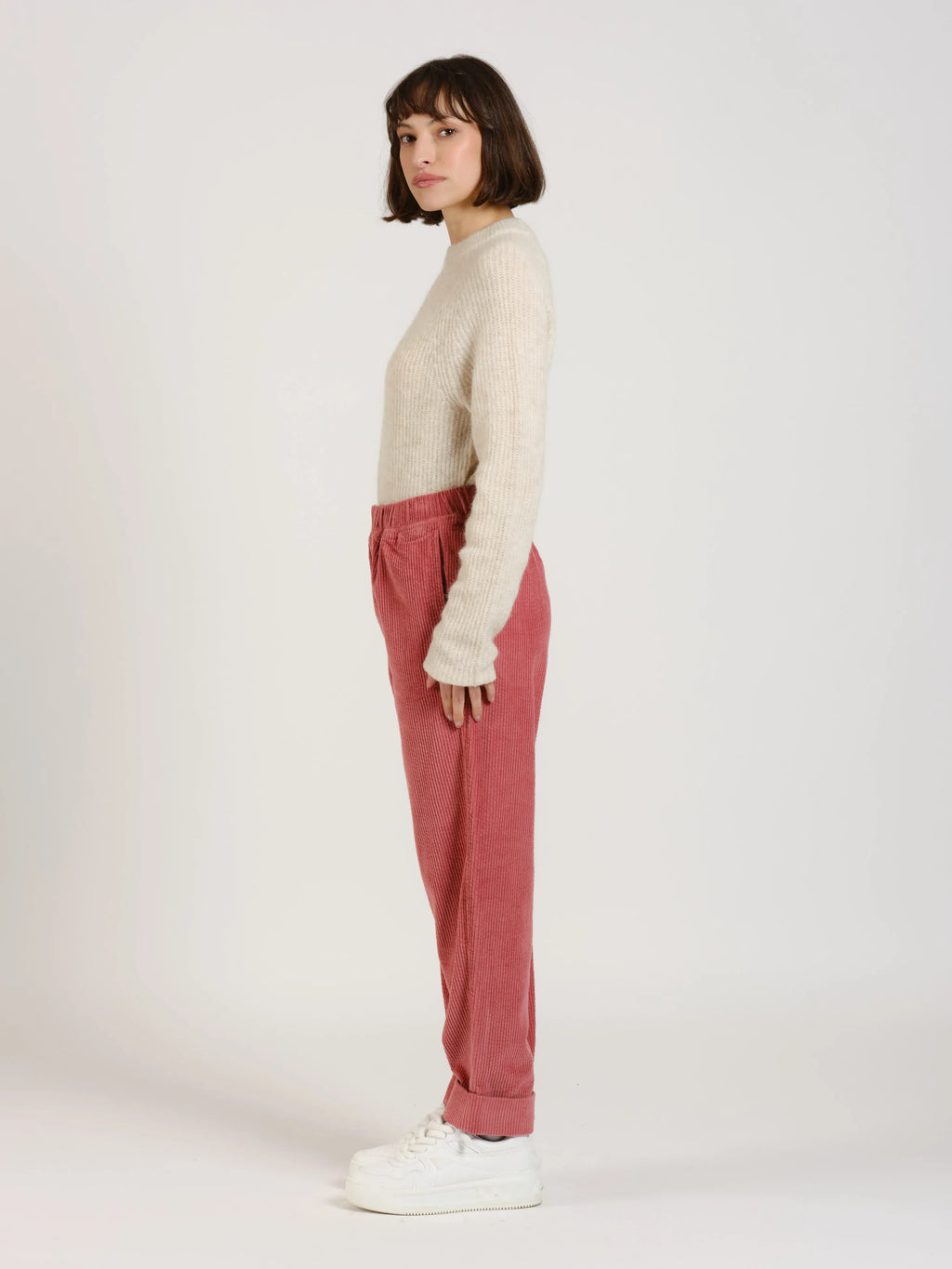 Pantalon mom en velours FRANCE