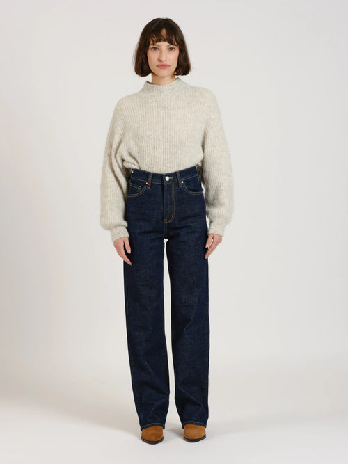 POLA straight indigo jeans
