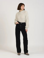 Pantalon straight en velours POLA LONG
