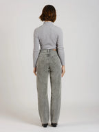 Pantalon straight en velours POLA LONG