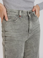 Pantalon straight en velours POLA LONG