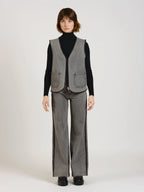 Veste sans manche réversible gris VERO