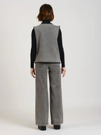 Veste sans manche réversible gris VERO