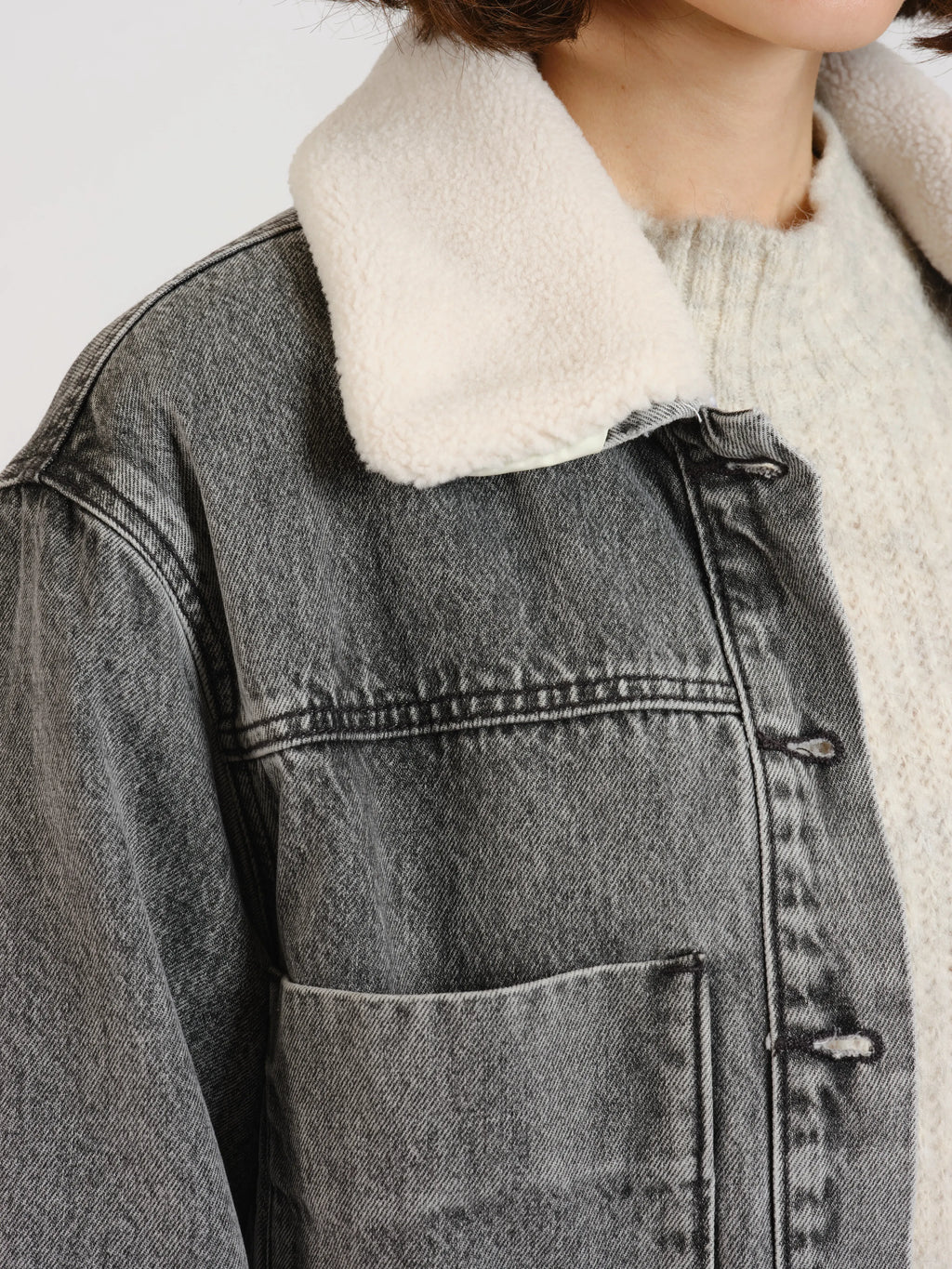 Veste en denim VICKY en 100% Coton