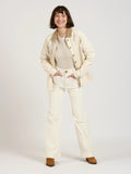 Veste en jeans avec col en velours VIVIAN