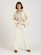 Veste en jeans avec col en velours VIVIAN