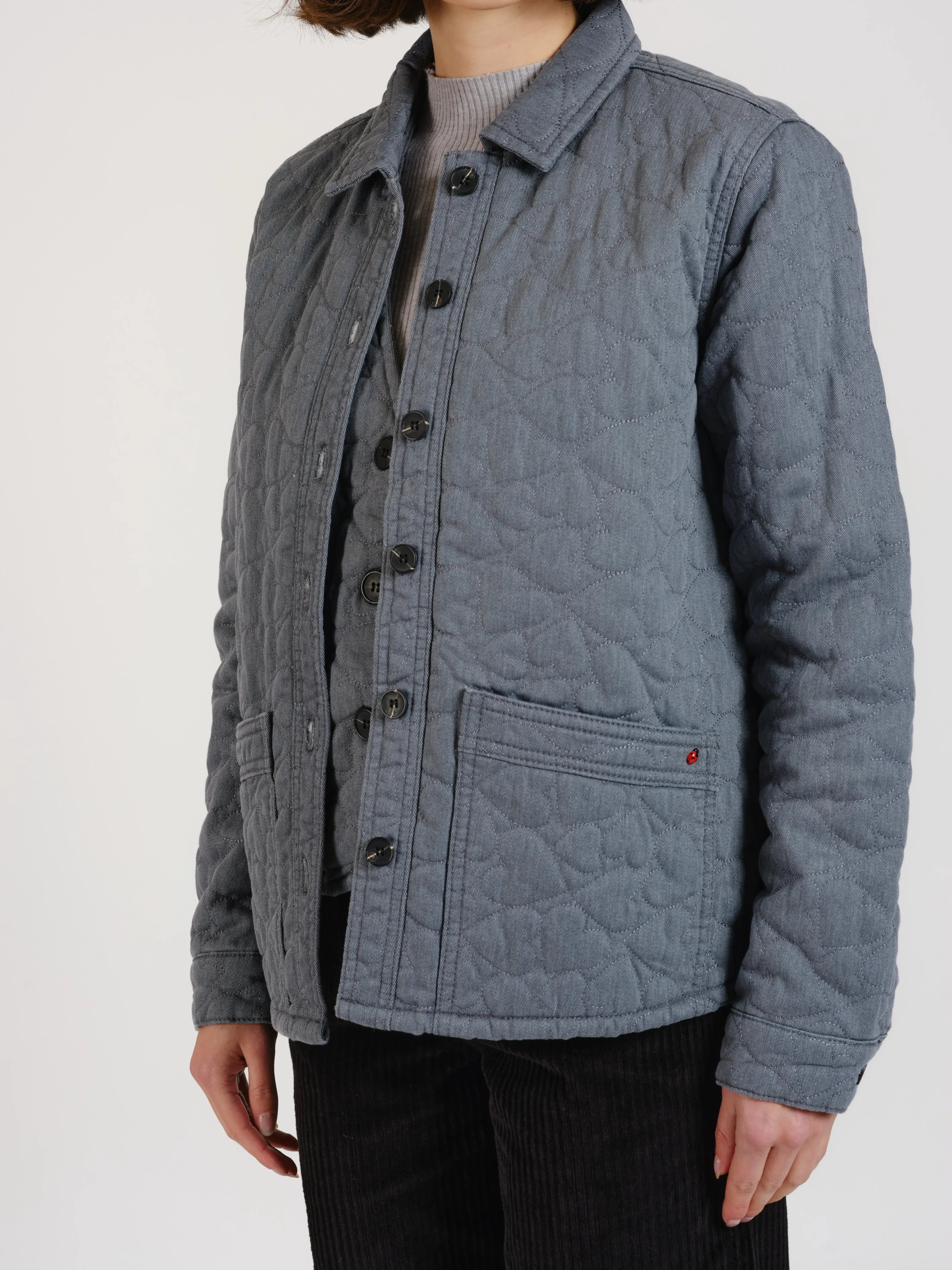Veste en jeans avec padding VIVIAN
