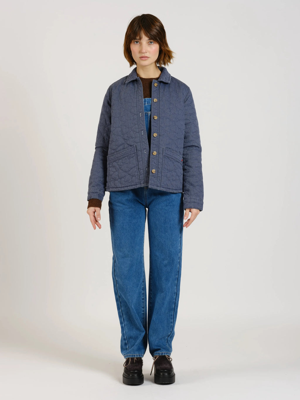 Veste en jeans avec padding VIVIAN