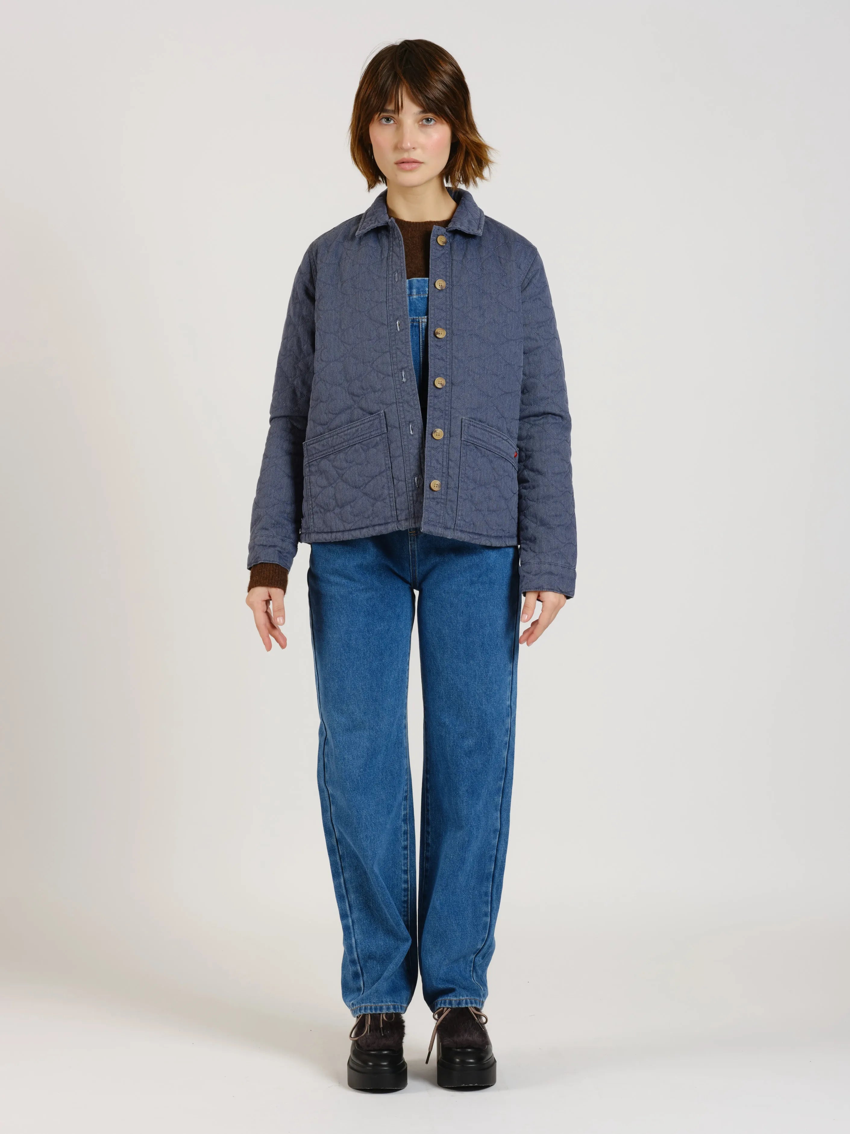 Veste en jeans avec padding VIVIAN