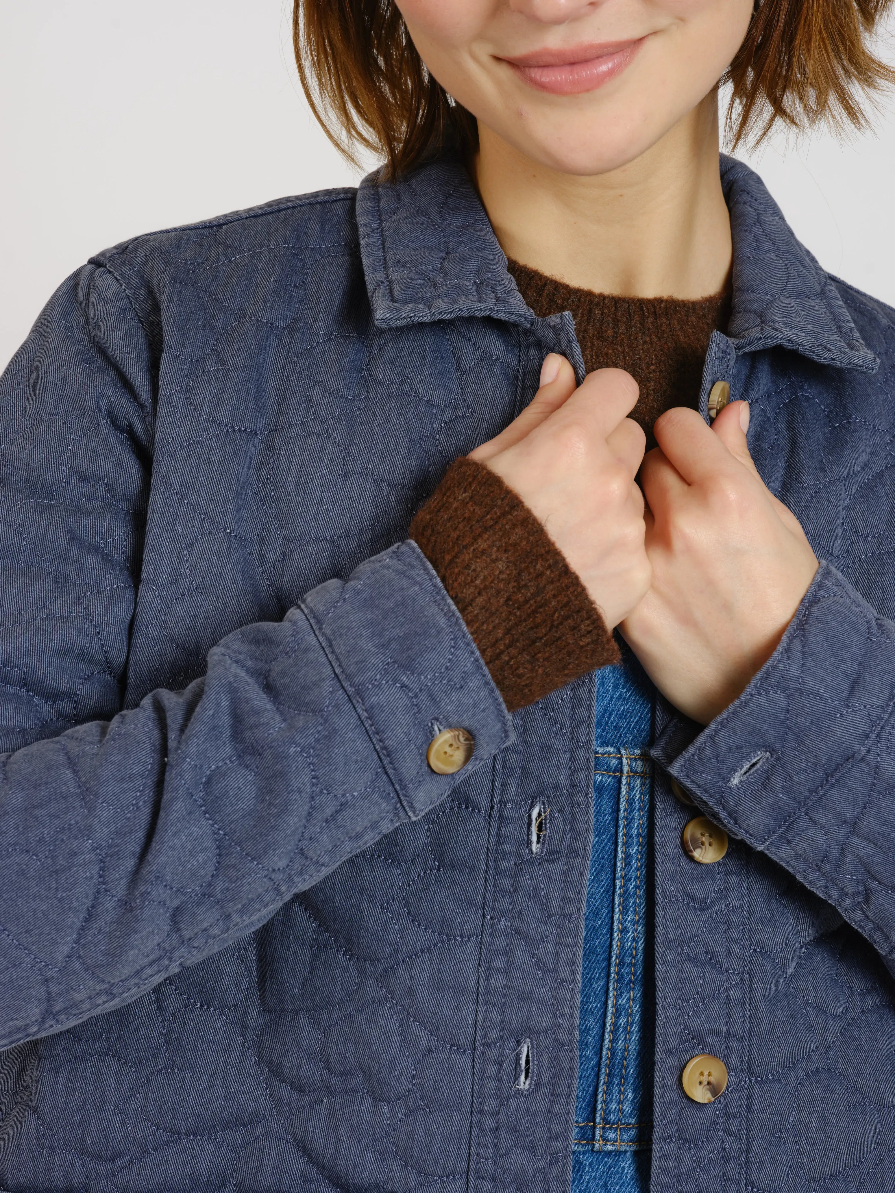 Veste en jeans avec padding VIVIAN