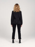Veste noire VIVIAN femme, BLACK, taille XS, porté par Priscilla (1m76) – photo 5
