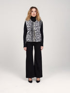 Veste sans manches VITA léopard femme, LEOPARD, taille XS, porté par Priscilla (1m76) (FAM PARIS) – photo 1