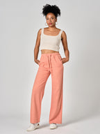 Pantalon évasé Safran FRANCINE femme, SAFRAN, taille XS, porté par Shazney (1m75) (FAM PARIS) – photo 1