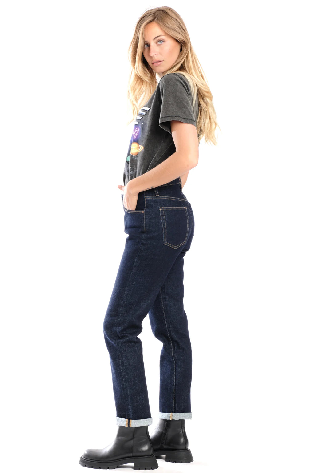 Indigo mom jeans PATRICIA MFBN