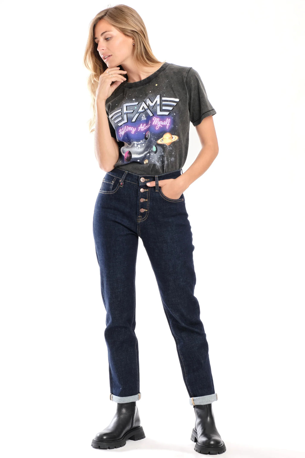 Indigo mom jeans PATRICIA MFBN